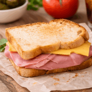 Tramezzino cotto e formaggio