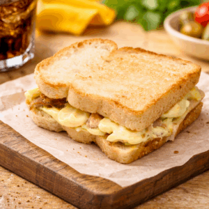 Tramezzino con tonno e maionese